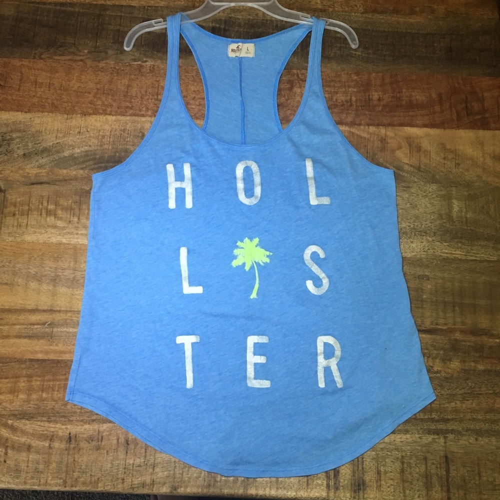 Hollister Baby Blue Tanks
